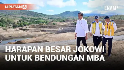 VIDEO: Diprediksi Rampung 2024, Jokowi Pede Bendungan Mbay Sokong Realisasi Kedaulatan Pangan