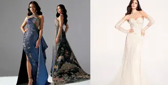 Pesona eksostis Puteri Indonesia 2023 Farhana Nariswari sukses membawanya menyabet gelar Best Evening Gown di ajang Miss International 2023. [Dok/Albert Yanuar]