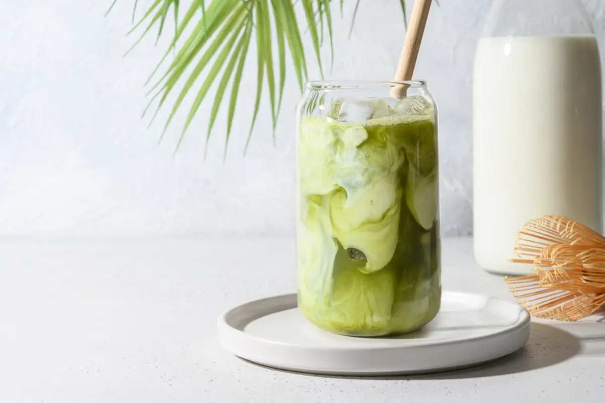 green tea matcha milk