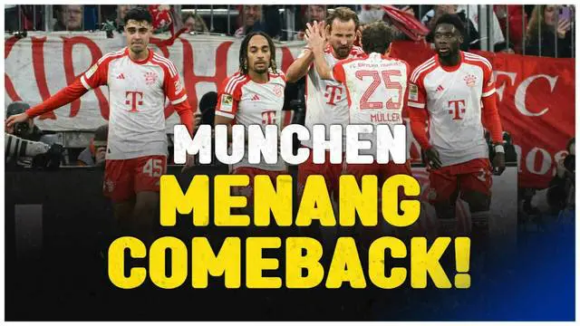 Berita Video, cuplikan pertandingan Bayern Munchen Vs Monchengladbach pada Sabtu (3/2/2024)