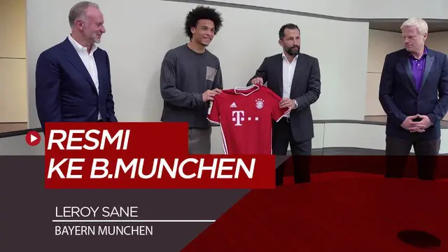 VIDEO: Tinggalkan Manchester City, Leroy Sane Resmi Berseragam Bayern Munchen