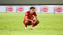 Kekalahan ini sekaligus memastikan skuad Garuda tersingkir dari Piala AFF 2024. (Bola.com/Abdul Aziz)
