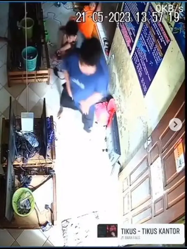 Viral Video Momen Tak Terduga Tikus Masuk Celana Bocah di Rental PS, Kocak
