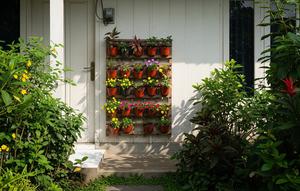 Model Kebun Dinding dari Bahan Daur Ulang (Sumber; gemini.com)