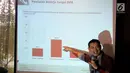 Penjelasan hasil survei yang diadakan lembaga survei Charta Politika Indonesia di Jakarta, Selasa (28/8). Survei digelar pada tanggal 23-26 Agustus 2018. (Liputan6.com/JohanTallo)