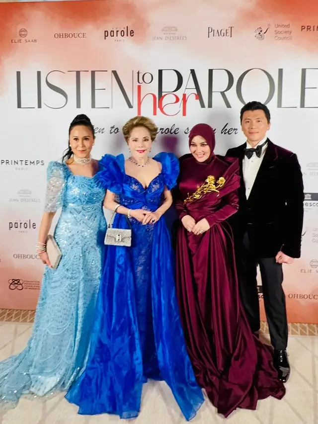 Hadiri Acara Gala Dinner di Cannes, Syahrani Foto Bareng Dewi Sukarno