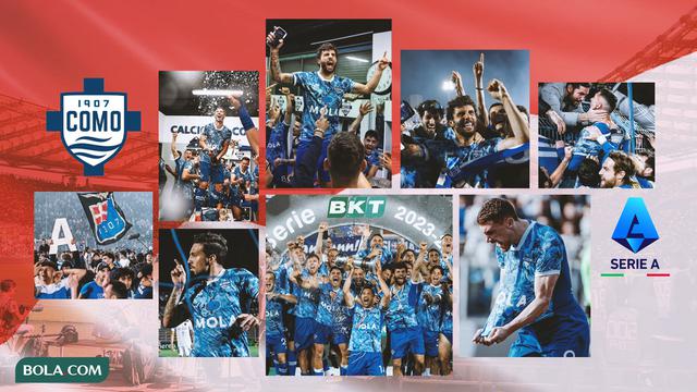 Kolase - Foto Como 1907 Promosi ke Serie A