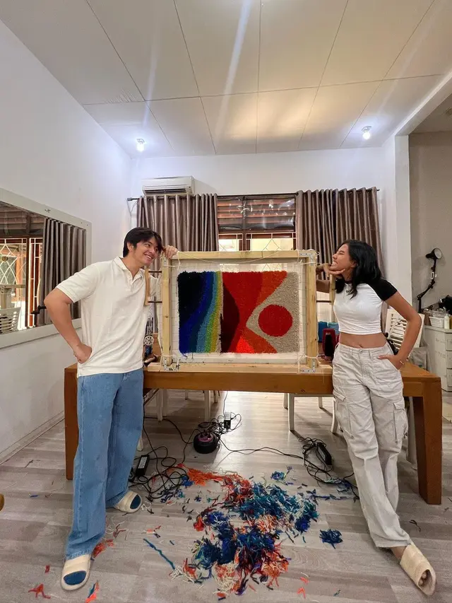 Angga Yunanda rayakan ultah ke-23 bersama Shenina Cinnamon (Foto: instagram angga)