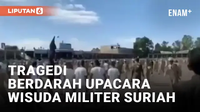 Serangan Drone Hantam Upacara Kelulusan Perwira Militer di Suriah, Ratusan Orang Tewas