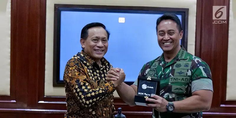 Silaturahmi SCM dengan Kepala Staf TNI AD Andika Perkasa