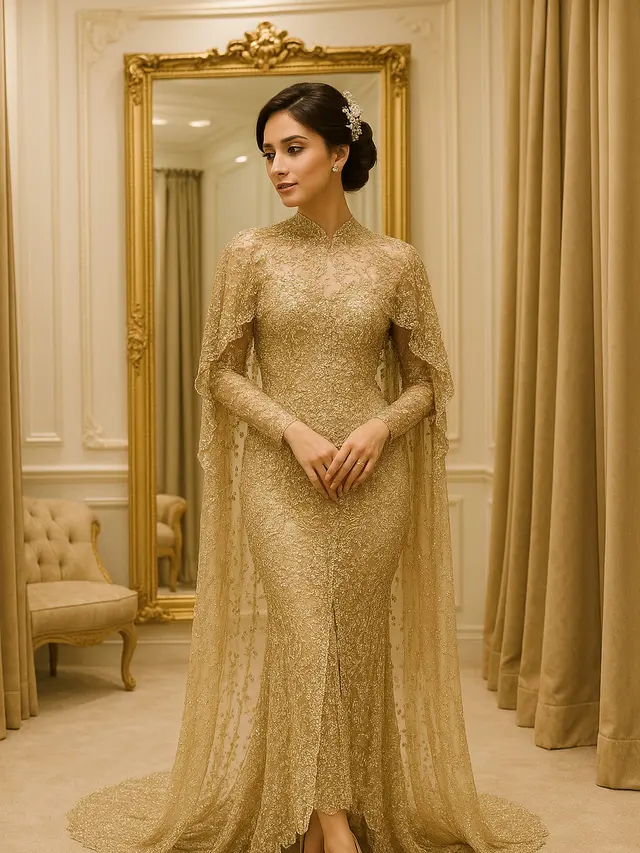 Model Kebaya Pengantin Full Payet yang Mewah