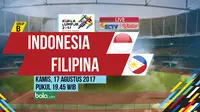 SEA Games 2017 Indonesia Vs Filipina (Bola.com/Adreanus Titus)