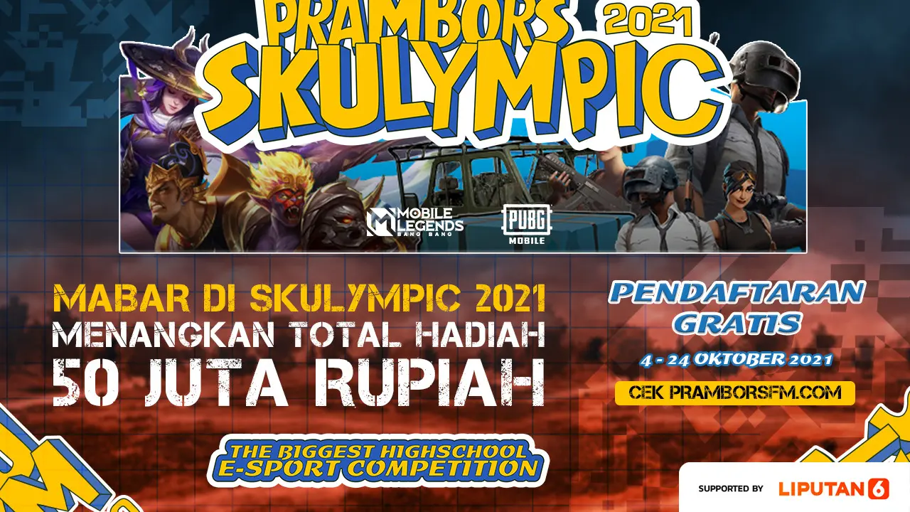 Prambors Skulympic 2021 Hadirkan Kompetisi Esports Mobile Legend dan PUBG
