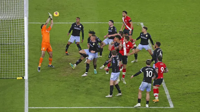 FOTO: Aston Villa Permalukan Southampton di Kandangnya Sendiri