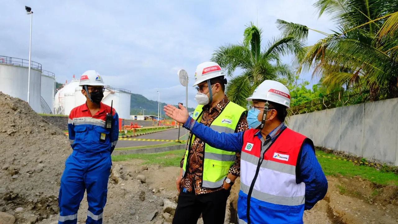 Pastikan Kelancaran Distribusi Energi, Direksi Pertamina Tinjau Integrated Terminal Manggis di Bali