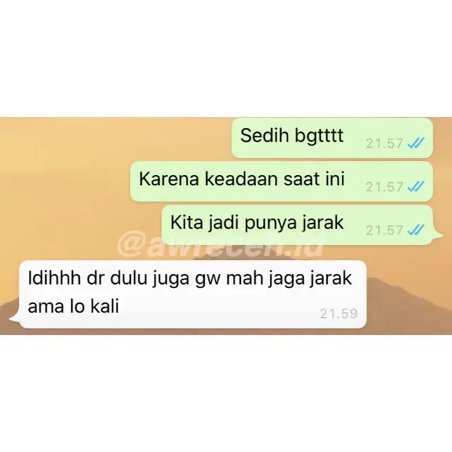 6 Chat Netizen di Tengah Social Distancing, Malah Ada yang Ngegombal
