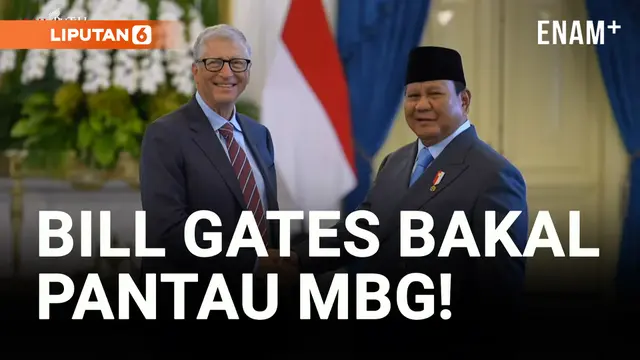 VIDEO: Wajah Sumringah Bill Gates Bertemu Prabowo Subianto