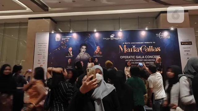 Konser Orkestra Tribute to Maria Callas Ramai Dihadiri Penonton