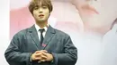 Park Jihoon menggelar fancon pada Sabtu (15/2/2020) di Indonesia Convention Exhibition (ICE) BSD, Tangerang. (Bambang E Ros/Fimela.com)