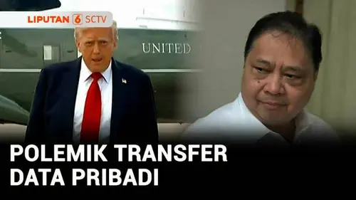 VIDEO: Polemik Data Pribadi WNI Jadi Bahan Negosiasi Tarif Trump, Ini Kata Airlangga