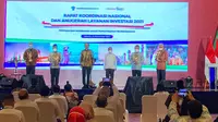 Rapat Koordinasi Nasional dan Anugerah Layanan Investasi 2021 berlangsung di Hotel Ritz Carlton Jakarta, Rabu (24/11).