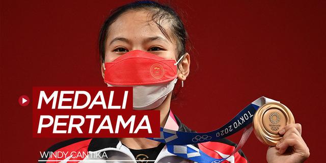 MOTION GRAFIS: Windy Cantika Sukses Sumbang Perunggu untuk Indonesia di Olimpiade Tokyo 2020