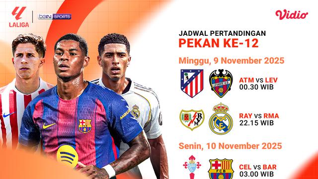 Saksikan LaLiga pekan ke-12 hanya di Vidio. (dok. vidio.com)