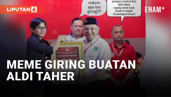 VIDEO: Aldi Taher Bikin Meme Wajah Giring Saat di KPU