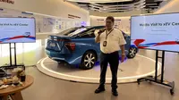 Wakil Presiden Direktur PT Toyota Motor Manufacturing Indonesia (TMMIN) Bob Azam. (Liputan6.com/Raden Trimutia Hatta).