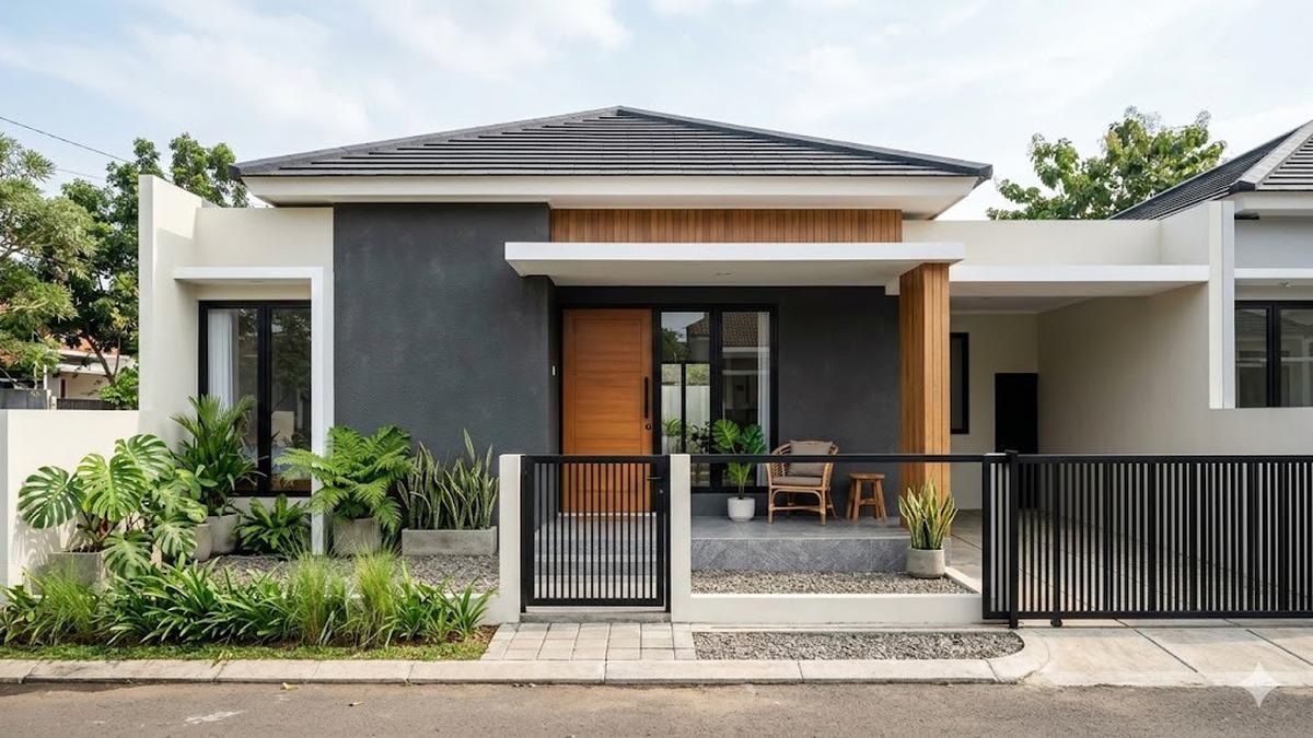 10 Warna Cat Teras yang Tidak Cocok dengan Pagar Hitam, Bikin Tampilan Tak Seimbang