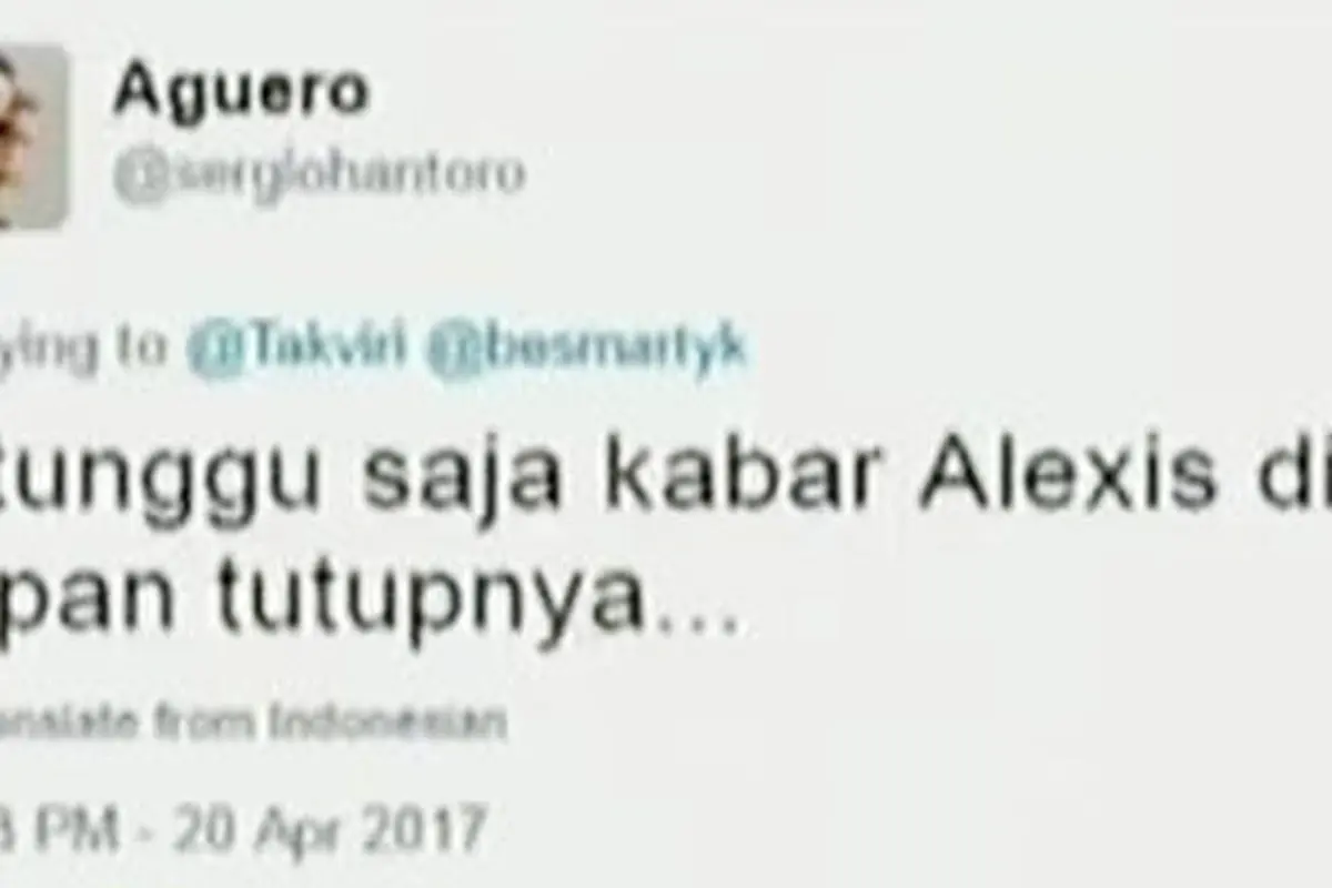 Menunggu Janji Anies Tutup Alexis