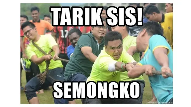 6 Jokes Lomba Tarik Tambang Ini Viral Jadi Meme, Bikin Ketawa
