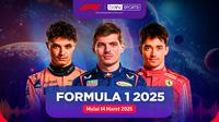 Dapatkan cara nonton streaming Formula 1 2025 di Vidio. Saksikan pembalap mobil dunia dari Formula 1 yang akan dimulai pekan ini di seri Louis Vuitton Australian Grand Prix 2025 hanya di layanan OTT Vidio. (sum. doc. vidio.com)