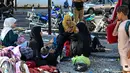 Kantor Perserikatan Bangsa Bangsa (PBB) untuk Koordinasi Urusan Kemanusiaan mengatakan, eskalasi minggu ini telah melipatgandakan jumlah orang yang mengungsi akibat konflik di Lebanon. Sekarang ada lebih dari 211.000 orang yang mengungsi. (JOSEPH EID/AFP)