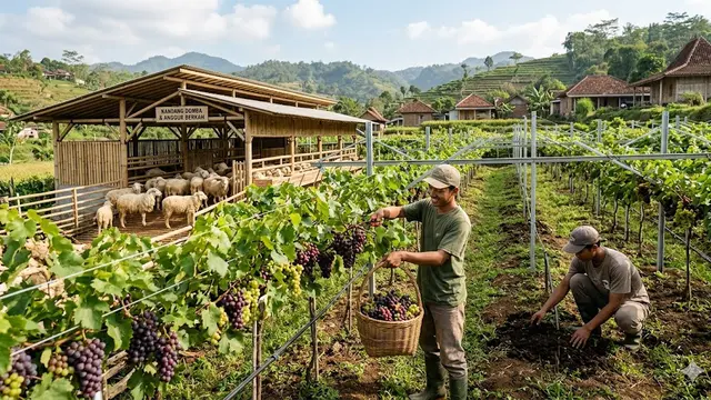 Usaha Ternak dan Kebun dalam Satu Lahan yang Sedang Banyak Dicoba Anak Muda Desa