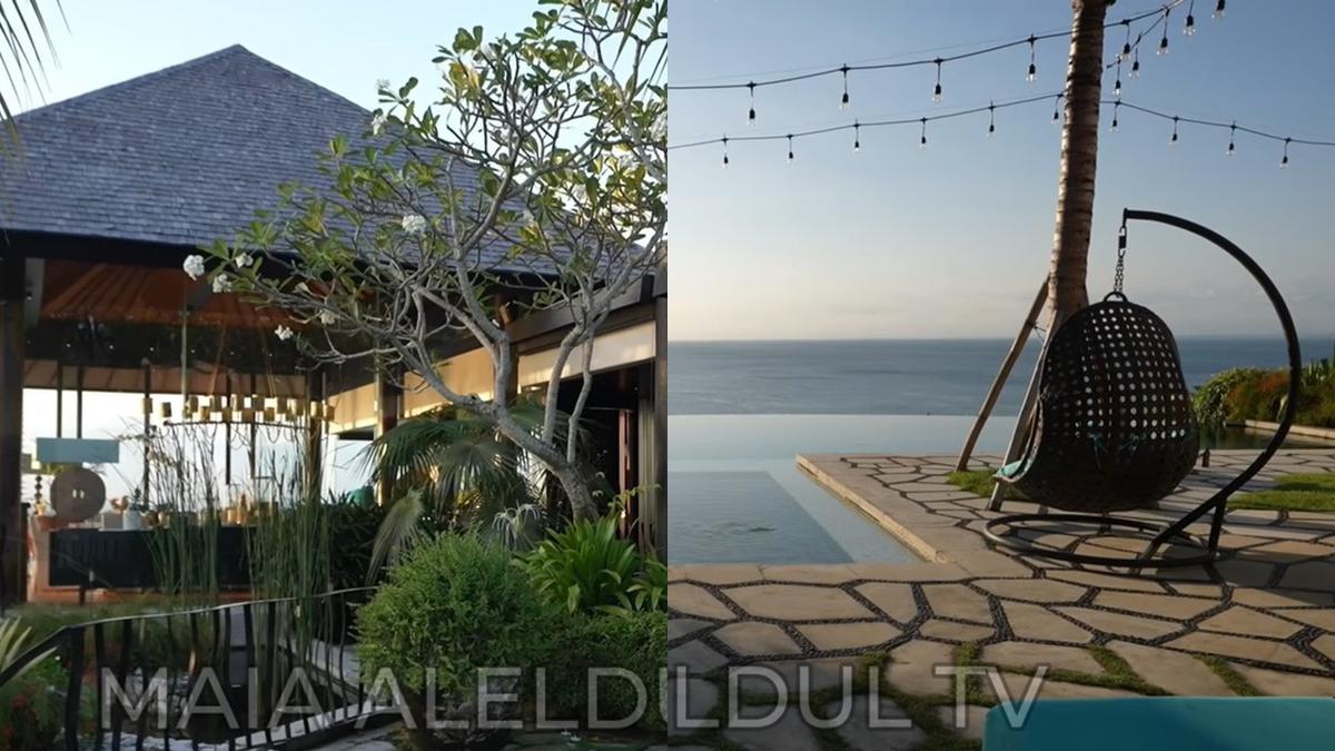 8 Potret Bagian Depan Villa Maia Estianty di Bali, Inspirasi Desain Hunian ala Resort