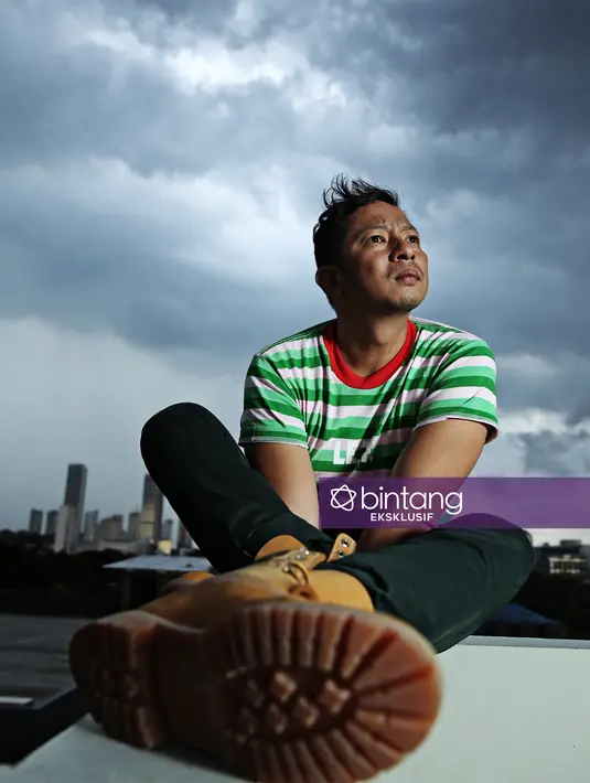 Selama ini Ringgo kerap bermain dalam film bergenre komedi. Film Satu Hari Nanti adalah film yang menuntut Ringgo harus berakting serius. (Bambang E. Ros/Bintang.com)