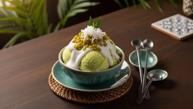 Es Dung Dung Santan Kacang Hijau