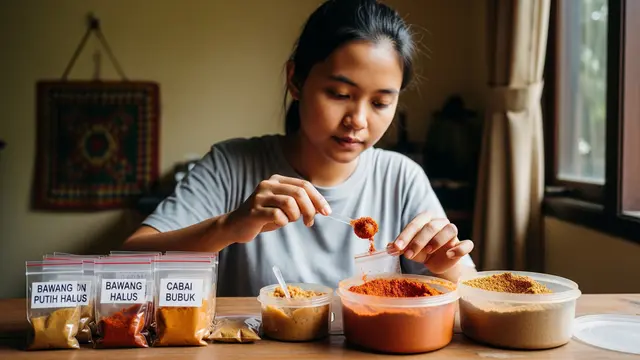 Usaha Isi Ulang Bumbu Dapur Rumahan