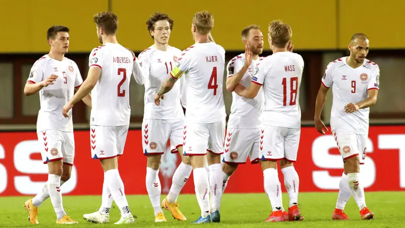 FOTO: Denmark Bantai Austria 4-0 di Kualifikasi Piala Dunia 2022