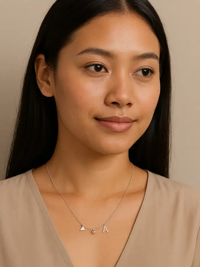 Model Kalung 925 (Image by ChatGPT)