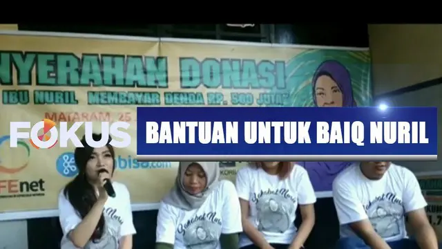 Minggu kemarin, beberapa orang perwakilan relawan dari Paguyuban Korban Undang-Undang IITE, menyerahkan donasi bagi wanita ini sebesar Rp 421 juta.