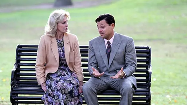 Leonardo DiCaprio andJoanna Lumley