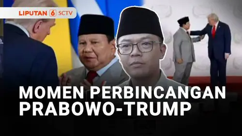 VIDEO: Momen Perbincangan Prabowo-Trump