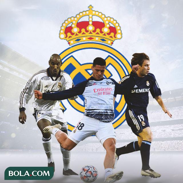 Real Madrid - Nicolas Anelka, Luka Jovic, Antonio Cassano