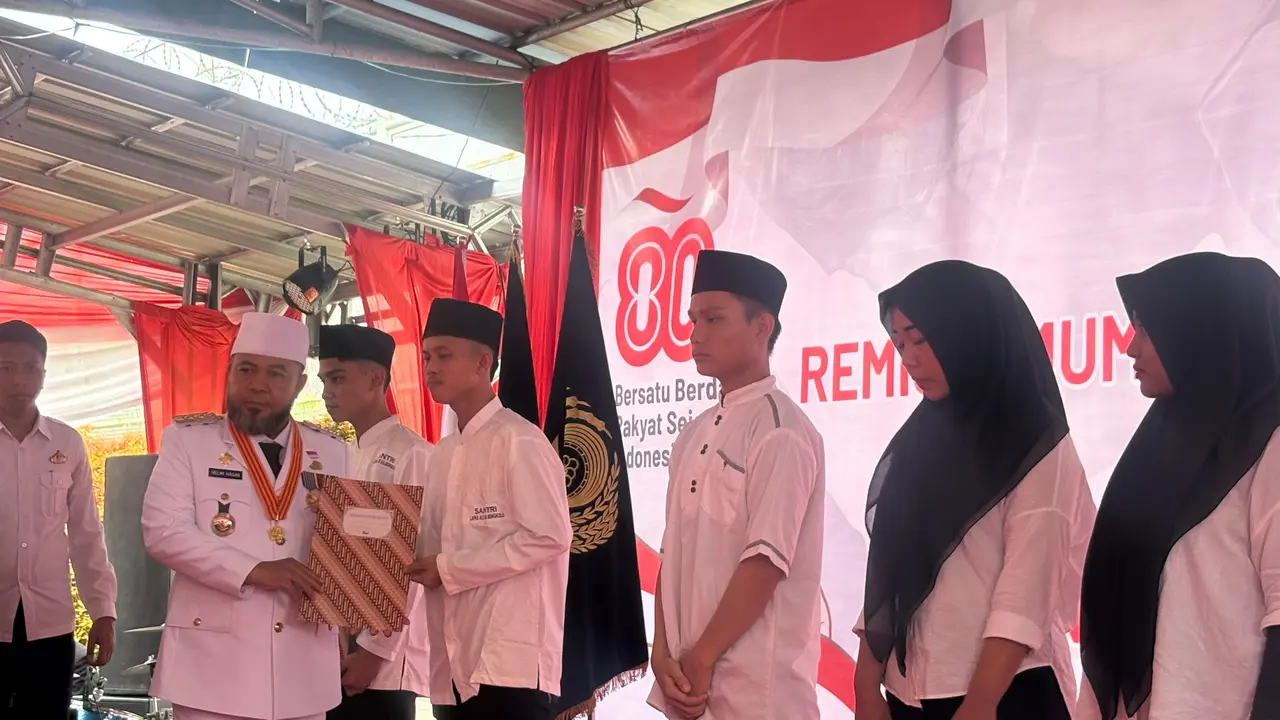 Ribuan narapidana di Provinsi Bengkulu menerima remisi pada peringatan HUT ke-80 Republik Indonesia.