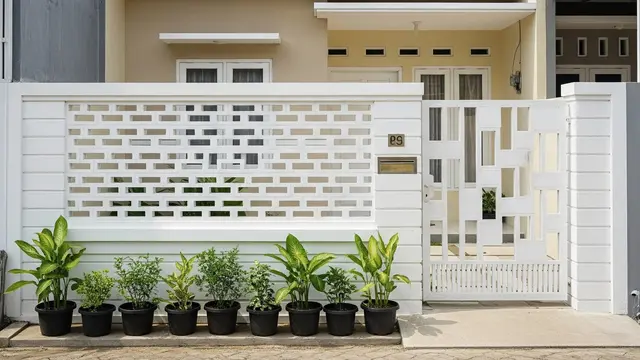 9 Desain Pagar Roster yang Bikin Rumah Subsidi Terlihat Lebih Mahal, Hadirkan Kesan Mewah