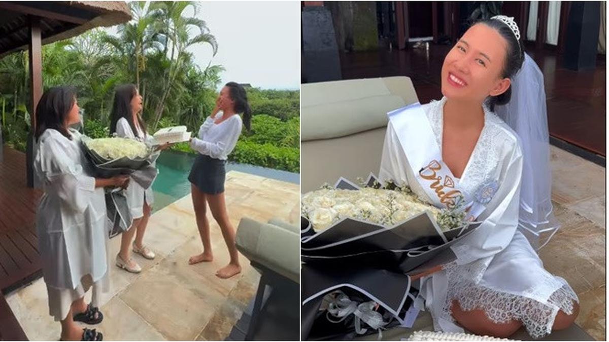 7 Potret Kejutan Bridal Shower Shenina Cinnamon, Sederhana dari Sahabat