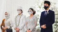 Jokowi dan Iriana Jokowi Pernikahan Atta Halilintar dan Aurel Hermansyah (Instagram/attahalilintar)