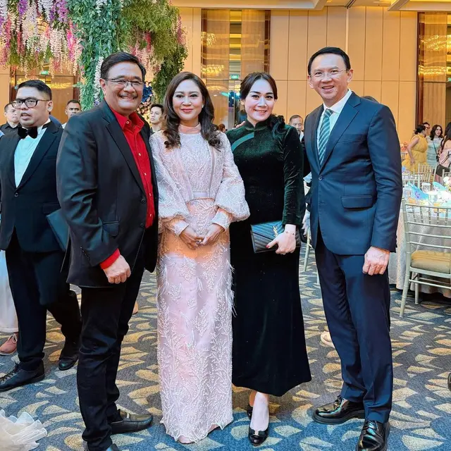 Puput dan Ahok di ultah Ashanty ke-40